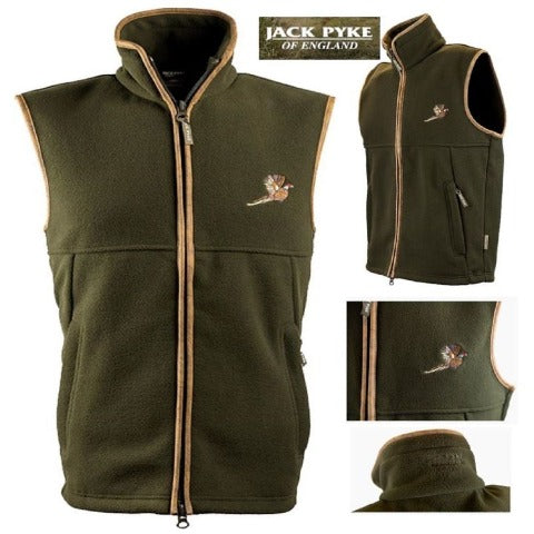 Jack Pyke Countryman  Fleece Gilet Pheasant