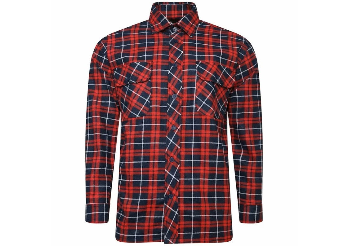 Euro Style Mens Flannel Shirt