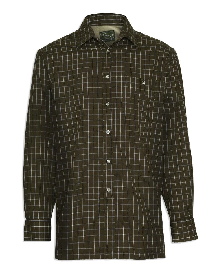 Milton Green Fleece Lined Shirt