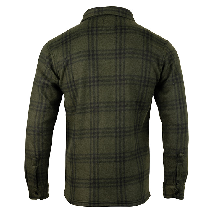 Jack Pyke Green Check Polar Fleece Shirt