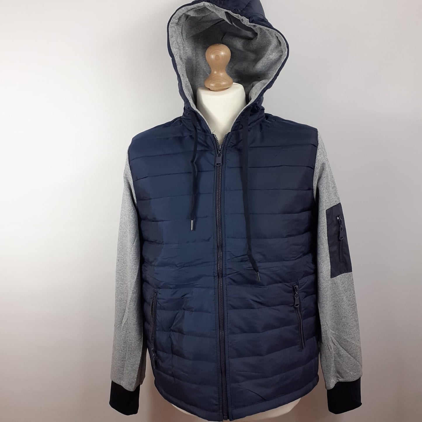 Max Men Quilted Hooded Jacket