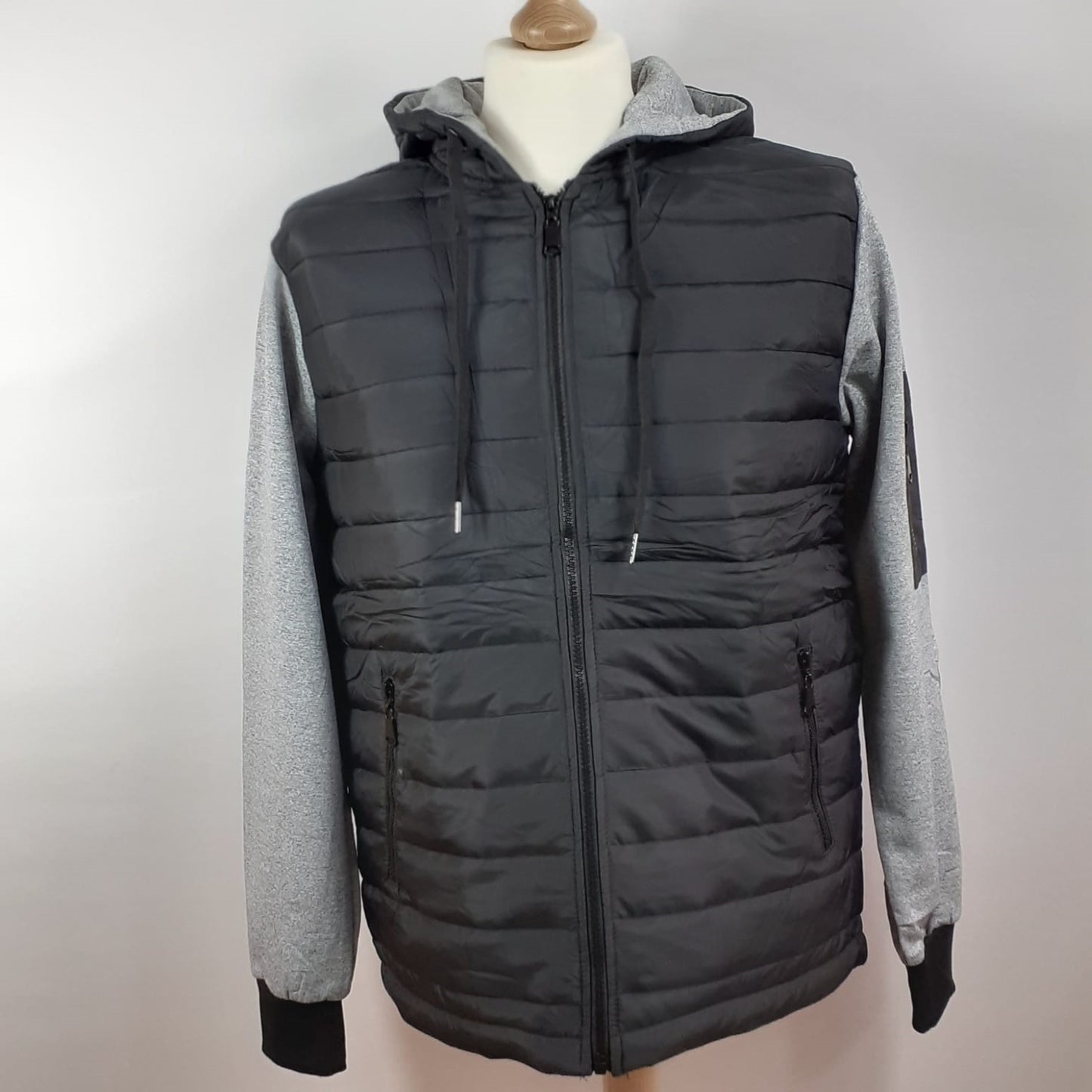 Max Men Quilted Hooded Jacket