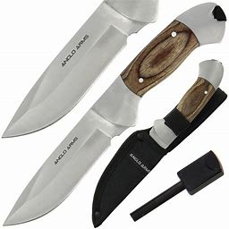 Pakkawood Knife with Fire Starter